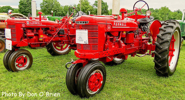 1940 Farmall H and a Farmall C